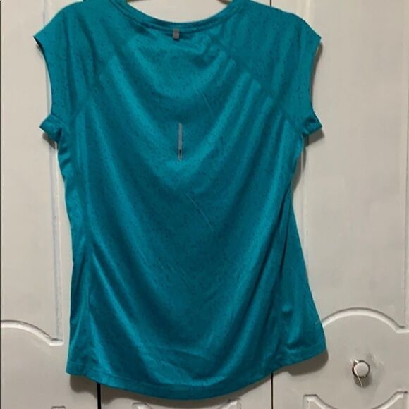 Nike Dri-fit Running Teal athletic Top size S - Picture 5 of 8